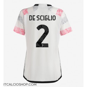 Juventus Mattia De Sciglio #2 Seconda Maglia Femmina 2023-24 Manica Corta